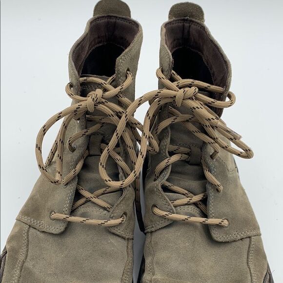 Chaco Men's Olive High-Top Boots suede leather chukka boots - Picture 9 of 12